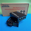 Converter Quang Điện 1 Cổng Quang Ra 4 Cổng RJ45 PicoLink PL-GS-01A-04B