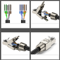 Đầu bấm hạt mạng Cat7 STP không dùng kìm bấm, chống nhiễu, Picolink PL-KT7