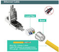 Đầu bấm hạt mạng Cat8 STP không dùng kìm bấm, chống nhiễu, Picolink PL-KT8