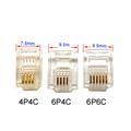 Hạt Thoại RJ9 Cat3 4P4C PicoLink PL-19109 - Đầu Bấm Điện Thoại RJ9 4 Pin Chính H