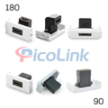 Nhân HDMI âm tường, PicoLink PL-HD90 gấp 90 độ chuẩn wide