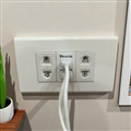 Nhân sạc điện thoại USB và Type-C âm tường Picolink PL-1USB-1TC
