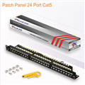 Thanh Đấu Nối Patch Panel 24 Cổng Cat5 STP 1U PicoLink PL-S1U24-C5 Chuẩn 19