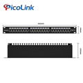 Thanh Đấu Nối Patch Panel 24 Cổng Cat6 STP 1U PicoLink PL-S1U24-C6 Chuẩn 19