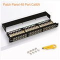 Thanh Đấu Nối Patch Panel 48 Cổng RJ45 Cat6A PicoLink PL-S2U48-C6A Cho Rack 19
