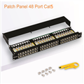 Thanh Đấu Nối Patch Panel Cat5 48 Cổng PicoLink PL-S2U48-C5 2U Rack 19