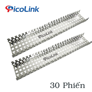 Chân Đế Inox Cài Phiến 300 Đôi PicoLink PL-P300 - Giá Đỡ Gắn 30 Phiến Đấu Nối