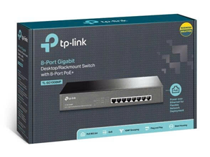 Bộ Chia Mạng Switch 8 Cổng PoE Gigabit TP-Link TL-SG1008MP