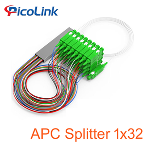 Bộ Chia Sợi Quang PLC 1x32, 1 đầu ra 32 đầu SC/APC, Lắp ODF Và Hộp Phối Quang