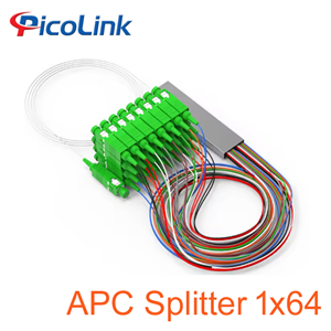 Bộ Chia Sợi Quang PLC, 1x64 1 đầu ra 64 đầu SC/APC, Lắp ODF Và Hộp Phối Quang
