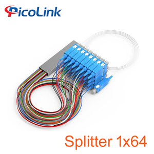 Bộ Chia Sợi Quang PLC 1x64 SC/UPC,1 Đầu Vào 64 Đầu Ra Lắp ODF Và Hộp Phối Quang