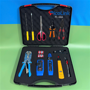 Bộ Dụng Cụ Thi Công Mạng LAN PicoLink PL-666 Chuyên Nghiệp