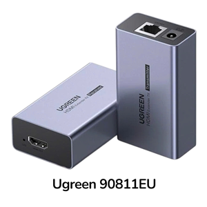Bộ Kéo Dài HDMI Qua Cáp Mạng UGREEN 90811EU 50M Cat5e/Cat6