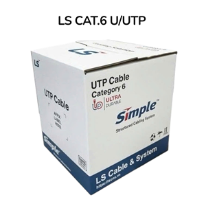 Cáp Mạng LS Cat6 U/UTP 4 Đôi 23AWG 305m - UTP-G-C6G-E1VN-M 0.5X4P/BL, Màu Xanh
