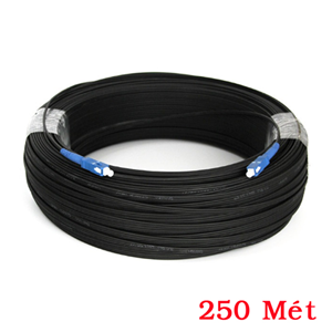 Cáp Quang 1FO Bấm Sẵn 2 Đầu SC PicoLink PL-1FOSC-250 - Dây Quang Đơn Mode 250M