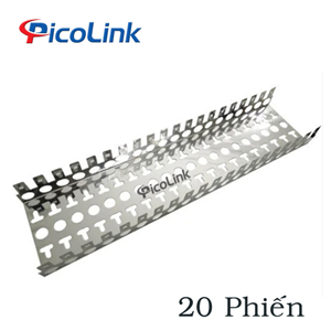 Chân Đế Inox Cài Phiến 200 Đôi PicoLink PL-P200, Giá Đỡ Gắn 20 Phiến Đấu Nối
