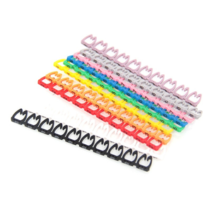 Đánh Dấu Dây Mạng Cat5/Cat6 Số Từ 0-9 (Kẹp Nhựa)