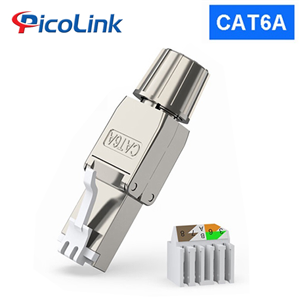 Đầu Bấm Mạng RJ45 Không Dùng Kìm PicoLink PL-KT6A, Cat6A STP Chống Nhiễu