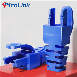 Đầu Chụp Hạt Mạng Màu Xanh Dương Cat6, Bảo Vệ Đầu Bấm Mạng PicoLink PL-6107