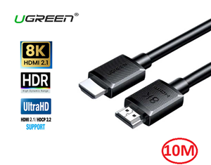 Dây Cáp HDMI 2.1 Ugreen 45436 Dài 10M Hỗ Trợ 8K@60Hz, 4K@240Hz, 48Gbps