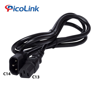 Dây Nguồn C13 C14 Lõi Đồng 3*1.5mm2 Dài 3M Chính Hãng Cho UPS, PDU, Server