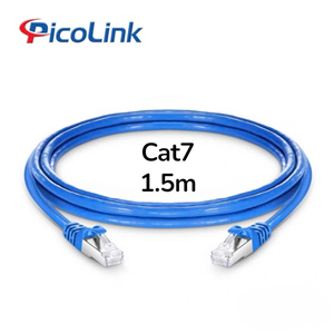 Dây Nhảy Mạng CAT7 SFTP 1.5M PicoLink PL-CAT7015, Patch Cord RJ45 Chống Nhiễu