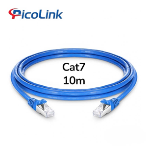 Dây Nhảy Mạng CAT7 SFTP 10M PicoLink PL-CAT710, Cáp Patch Cord RJ45 Chống Nhiễu