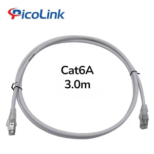 Dây Nhảy Mạng FTP Cat6A 3M PicoLink PL-6A030M, Patch Cord 10Gbps Chống Nhiễu