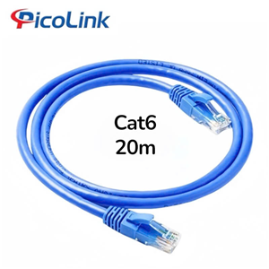 Dây Nhảy Patch Cord Cat6 UTP 20M PicoLink PL-62300-20 Chuẩn 100% Đồng