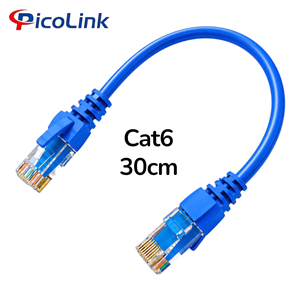 Dây Nhảy Patch Cord Cat6 UTP 30cm PicoLink PL-62300-03 - Dây Mạng Đúc Sẵn