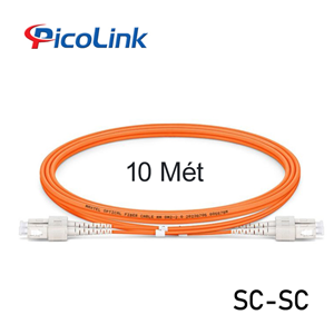 Dây Nhảy Quang Đa Mode SC-SC 10 Mét Sợi Đôi PicoLink PL-SCSC10M