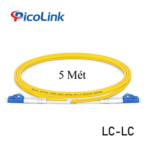 Dây nhảy quang đơn mode sợi đôi LC-LC, dài 5M Picolink PL-LCLC05S