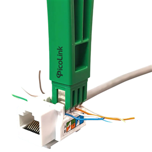 Dụng Cụ Nhấn Nhân Mạng 4 Sợi Một Lần PicoLink PL-8804, Tool Đấu Keystone Jack