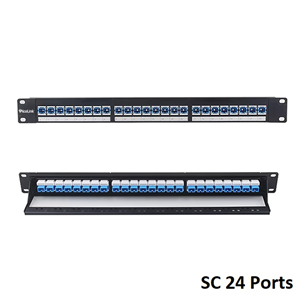 Thanh Đấu Nối Patch Panel Quang 24 Cổng SC PicoLink PL-SC24P - Chuẩn Rack 19