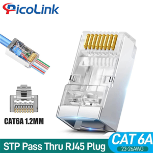 Hạt Bấm Mạng Cat6A FTP Xuyên Thấu RJ45 PicoLink PL-XT19166AS