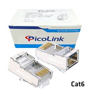 Hạt Bấm mạng RJ45, Hạt Mạng Cat6 FTP Chống Nhiễu RJ45 PicoLink PL-S19306