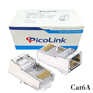 Hạt Bấm mạng RJ45, Hạt Mạng RJ45 Cat6A FTP Chống Nhiễu PicoLink PL-S19306A