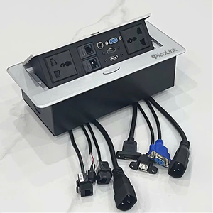 Hộp Điện Âm Bàn PicoLink PLD02 Đa Năng Tích Hợp HDMI, VGA, LAN, USB,Audio