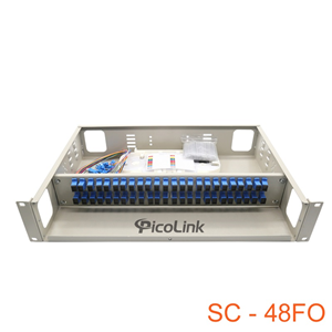 Hộp Phối Quang ODF 48FO PicoLink PL-48SFO-SC, ODF SC/UPC Lắp Tủ Rack 19