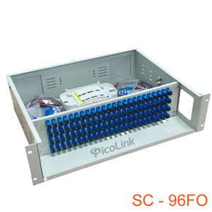 Hộp Phối Quang ODF 96FO PicoLink PL-96SFO-SC,ODF SC/UPC Lắp Tủ Rack 19