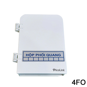 Hộp Phối Quang ODF Nhựa, Hộp ODF Trong Nhà, ODF 4FO PicoLink PL-4FO-SC