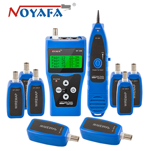 Máy Kiểm Tra Mạng NF-388 Xanh - Đo Chiều Dài Cáp, Dò Dây Mạng