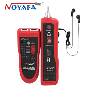 Máy Kiểm Tra Mạng NOYAFA NF-801R Dò Dây, Kiểm Tra Cáp RJ45, RJ11 Chính Hãng