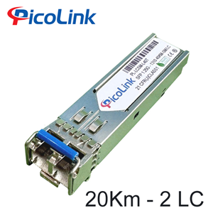 Mô đun Quang SFP LC 2 sợi đơn mode 20Km 1.25Gbps PicoLink PL-LCSM-L20T