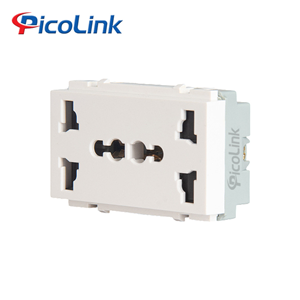 Nhân Điện Phụ Kiện Gắn Âm Sàn 3 Chấu Đôi PicoLink PL-AS-23