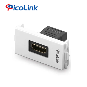Hạt Ổ Cắm HDMI, Nhân HDMI Âm Tường PicoLink PL-HD180 Chân Thẳng Chuẩn Wide