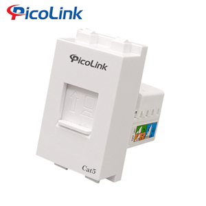 Hạt Nối Cáp Mạng RJ45, Nhân Mạng RJ45 Cat5, Modul Rack Cat5 PicoLink PL-19155