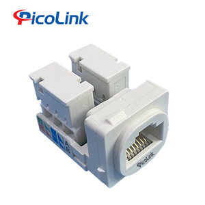 Hạt Nối Cáp Mạng RJ45, Nhân mạng RJ45 Cat6, PicoLink PL18195-6S, lắp mặt sino