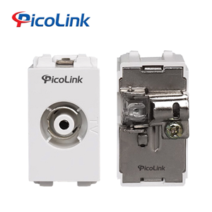 Hạt Ổ Cắm Tivi, Nhân Ổ Cắm TV Âm Tường PicoLink PL-TV25 Chuẩn Wide