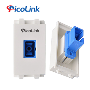Hạt Ổ Cắm Quang SC, Nhân Quang Chuẩn SC 1 Cổng PicoLink PL-SC01